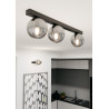 Lampa sufitowa  FIT 3 BLACK/GRAFIT 1122/3 EMIBIG