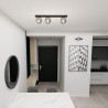 Lampa sufitowa  FIT 3 BLACK/GRAFIT 1122/3 EMIBIG
