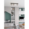 Lampa sufitowa  FIT 3 BLACK/GRAFIT 1122/3 EMIBIG
