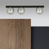 Lampa sufitowa  FIT 3 BLACK/GRAFIT 1122/3 EMIBIG