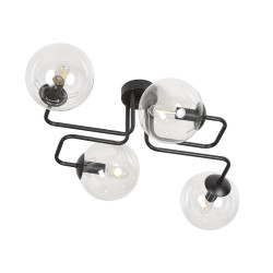 Lampa sufitowa  BRENDI 4 BL TRANSPARENT 831/4 EMIBIG