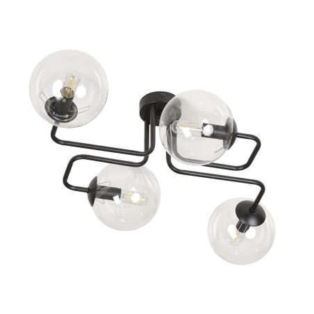 Lampa sufitowa  BRENDI 4 BL TRANSPARENT 831/4 EMIBIG