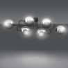 Lampa sufitowa  BRENDI 6A BL GRAFIT 832/6A EMIBIG