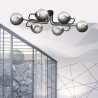Lampa sufitowa  BRENDI 6A BL GRAFIT 832/6A EMIBIG