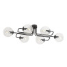 Lampa sufitowa  BRENDI 6A BL TRANSPARENT 831/6A EMIBIG