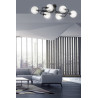 Lampa sufitowa  BRENDI 6A BL TRANSPARENT 831/6A EMIBIG