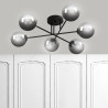 Lampa sufitowa  BRENDI 6B BL GRAFIT 832/6B EMIBIG