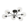 Lampa sufitowa  BRENDI 6B BL TRANSPARENT 831/6B EMIBIG
