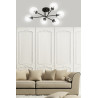 Lampa sufitowa  BRENDI 6B BL TRANSPARENT 831/6B EMIBIG