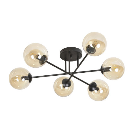 Lampa sufitowa  BRENDI 6B BL MIODOWY 833/6B EMIBIG