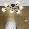 Lampa sufitowa  BRENDI 6B BL MIODOWY 833/6B EMIBIG
