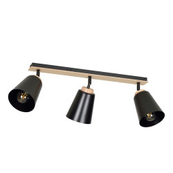 Lampa sufitowa  ATLAS 3 BLACK 725/3 EMIBIG