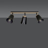 Lampa sufitowa  ATLAS 3 BLACK 725/3 EMIBIG