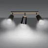 Lampa sufitowa  ATLAS 3 BLACK 725/3 EMIBIG