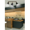 Lampa sufitowa  ATLAS 3 BLACK 725/3 EMIBIG