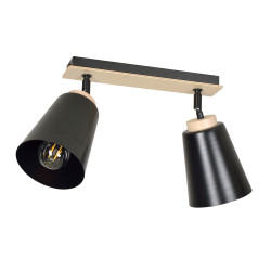 Lampa sufitowa  ATLAS 2 BLACK 725/2 EMIBIG