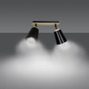 Lampa sufitowa  ATLAS 2 BLACK 725/2 EMIBIG