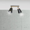 Lampa sufitowa  ATLAS 2 BLACK 725/2 EMIBIG