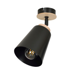 Lampa sufitowa  ATLAS 1 BLACK 725/1 EMIBIG