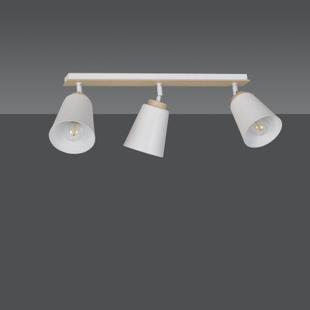 Lampa sufitowa  ATLAS 3 WHITE 724/3 EMIBIG