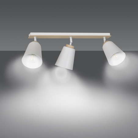 Lampa sufitowa  ATLAS 3 WHITE 724/3 EMIBIG