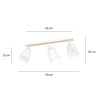 Lampa sufitowa  ATLAS 3 WHITE 724/3 EMIBIG