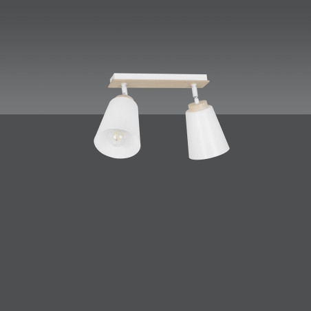 Lampa sufitowa  ATLAS 2 WHITE 724/2 EMIBIG