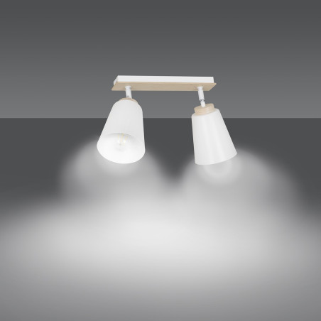 Lampa sufitowa  ATLAS 2 WHITE 724/2 EMIBIG