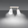 Lampa sufitowa  ATLAS 2 WHITE 724/2 EMIBIG
