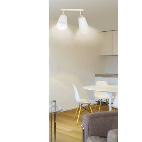 Lampa sufitowa  ATLAS 2 WHITE 724/2 EMIBIG
