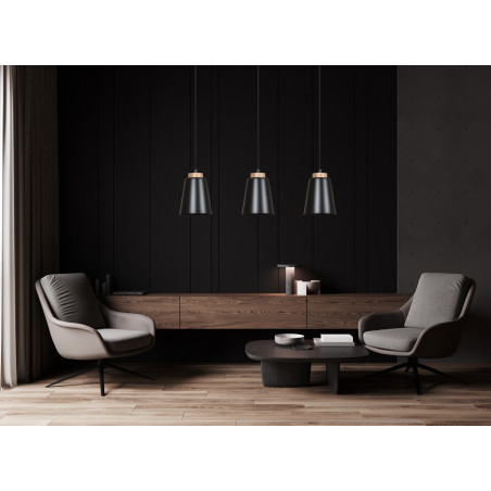 Lampa wisząca BOLERO 1 BLACK 442/1 EMIBIG