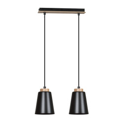 Lampa wisząca BOLERO 2 BLACK 442/2 EMIBIG
