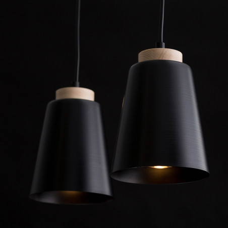 Lampa wisząca BOLERO 2 BLACK 442/2 EMIBIG