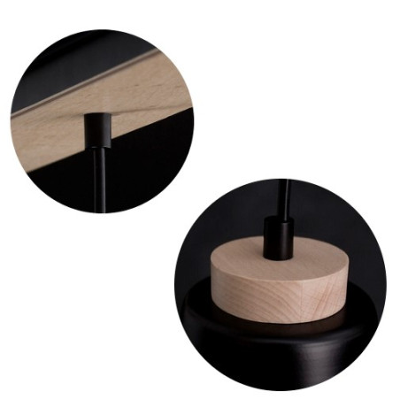 Lampa wisząca BOLERO 2 BLACK 442/2 EMIBIG