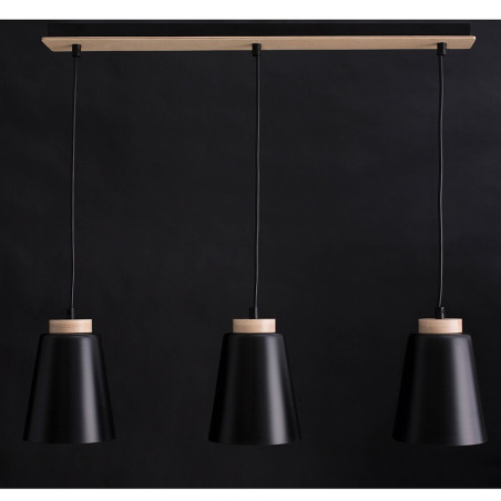 Lampa wisząca BOLERO 3 BLACK 442/3 EMIBIG