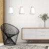 Lampa wisząca BOLERO 3 WHITE 443/3 EMIBIG