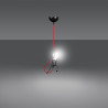 Lampa wisząca BOBI 1 BLACK 537/1 EMIBIG