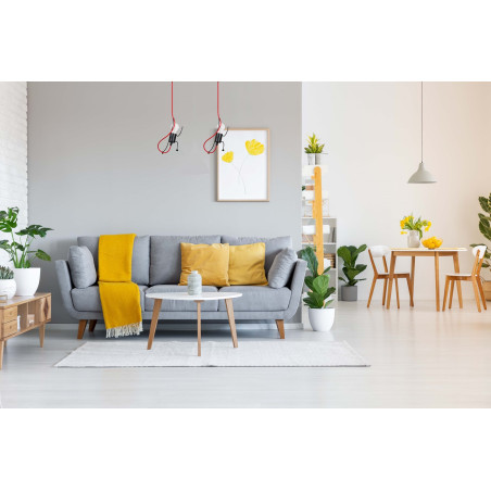 Lampa wisząca BOBI 1 BLACK 537/1 EMIBIG