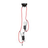 Lampa wisząca BOBI 2 BLACK 537/2 EMIBIG