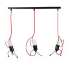 Lampa wisząca BOBI 3 BLACK 537/3 EMIBIG