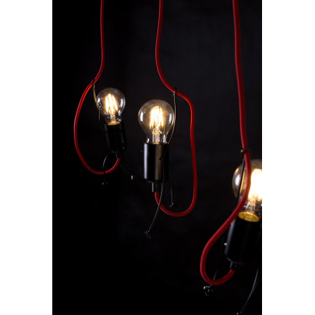 Lampa wisząca BOBI 3 BLACK 537/3 EMIBIG