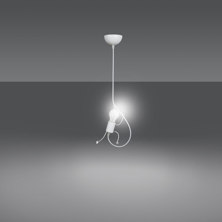 Lampa wisząca BOBI 1 WHITE 538/1 EMIBIG