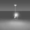 Lampa wisząca BOBI 1 WHITE 538/1 EMIBIG