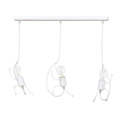 Lampa wisząca BOBI 3 WHITE 538/3 EMIBIG