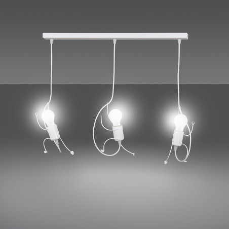 Lampa wisząca BOBI 3 WHITE 538/3 EMIBIG