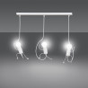 Lampa wisząca BOBI 3 WHITE 538/3 EMIBIG