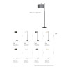 Lampa podłogowa TRAPO LP1 BL GRAY 570/3 EMIBIG