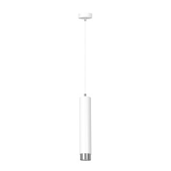 Lampa wisząca  KIBO 1 WH/CHROME 641/1 EMIBIG