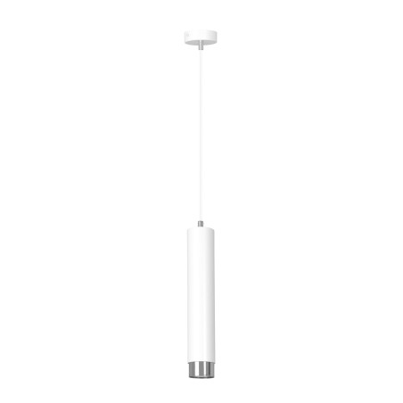 Lampa wisząca  KIBO 1 WH/CHROME 641/1 EMIBIG