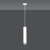 Lampa wisząca  KIBO 1 WH/CHROME 641/1 EMIBIG